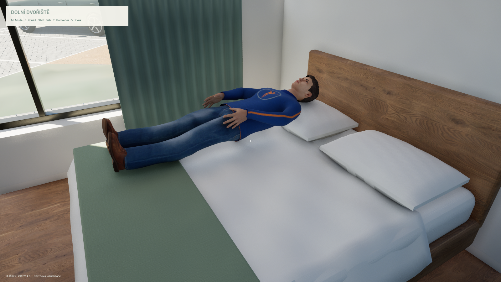 Odpočinek – kontrolní snímek Unreal